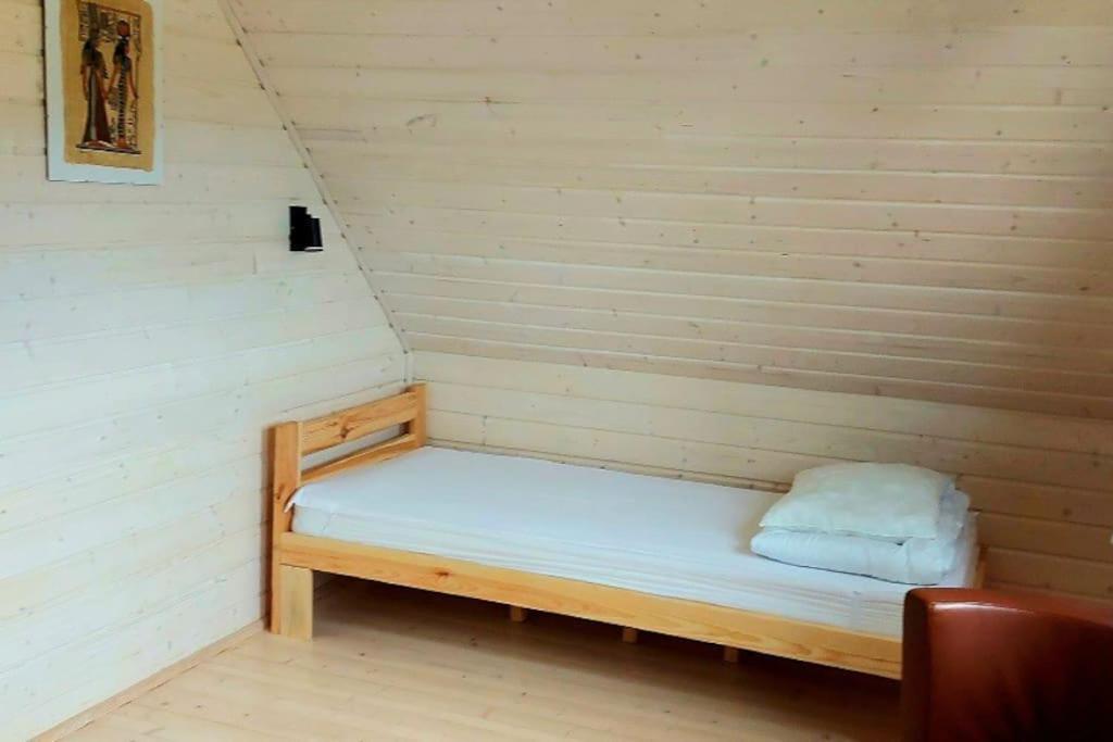 Ferienhaus“ Blaues Wunder“ Am Wasser Mit Grill Nowe Warpno Exterior photo