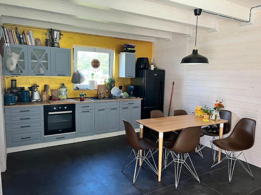 Ferienhaus“ Blaues Wunder“ Am Wasser Mit Grill Nowe Warpno Exterior photo