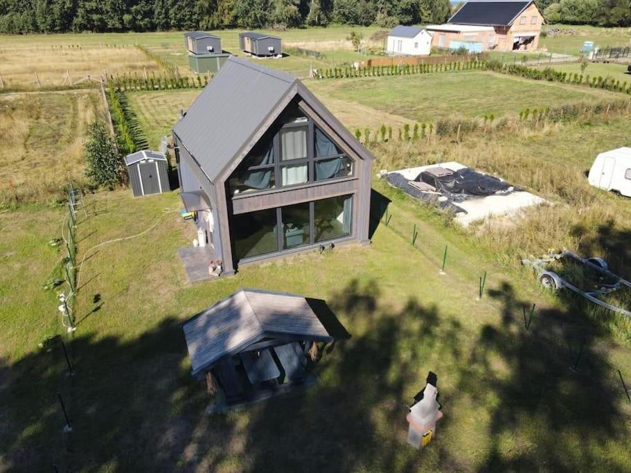 Ferienhaus“ Blaues Wunder“ Am Wasser Mit Grill Nowe Warpno Exterior photo